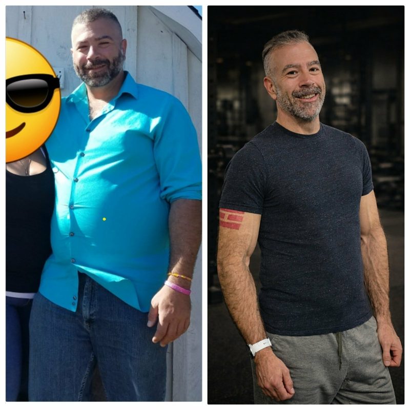 Jason Tinkey transformation — before and after